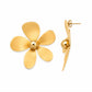 Big Daisy Stud 18K Gold-Plated Earrings