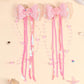 Seashell Ribbon Tail Hair Clips Set of 2