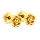 Cute Flower 18K Gold Plated Children's Earrings