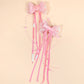 Seashell Ribbon Tail Hair Clips Set of 2