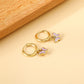 Butterfly Hoops 18K Gold Plated Children's Earrings - Twisty Locks  - Kids and Women Hair Accessories, Fashion Clothing and Jewellery India