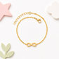 Gold Infinity 18K gold bracelet for kids – timeless kids jewellery by Twisty Locks
