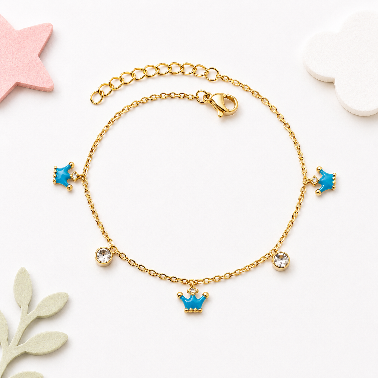 Princess 18K gold bracelet for kids – fit for little royalty by Twisty Locks