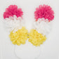 Chiffon Floral Hair Clips-Pack of 6 - Twisty Locks  - Kids and Women Hair Accessories, Fashion Clothing and Jewellery India