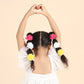 Chiffon Floral Hair Clips-Pack of 6 - Twisty Locks  - Kids and Women Hair Accessories, Fashion Clothing and Jewellery India
