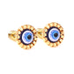Cute Evil Eye 18K Gold Plated Children's Earrings - Twisty Locks  - Kids and Women Hair Accessories, Fashion Clothing and Jewellery India
