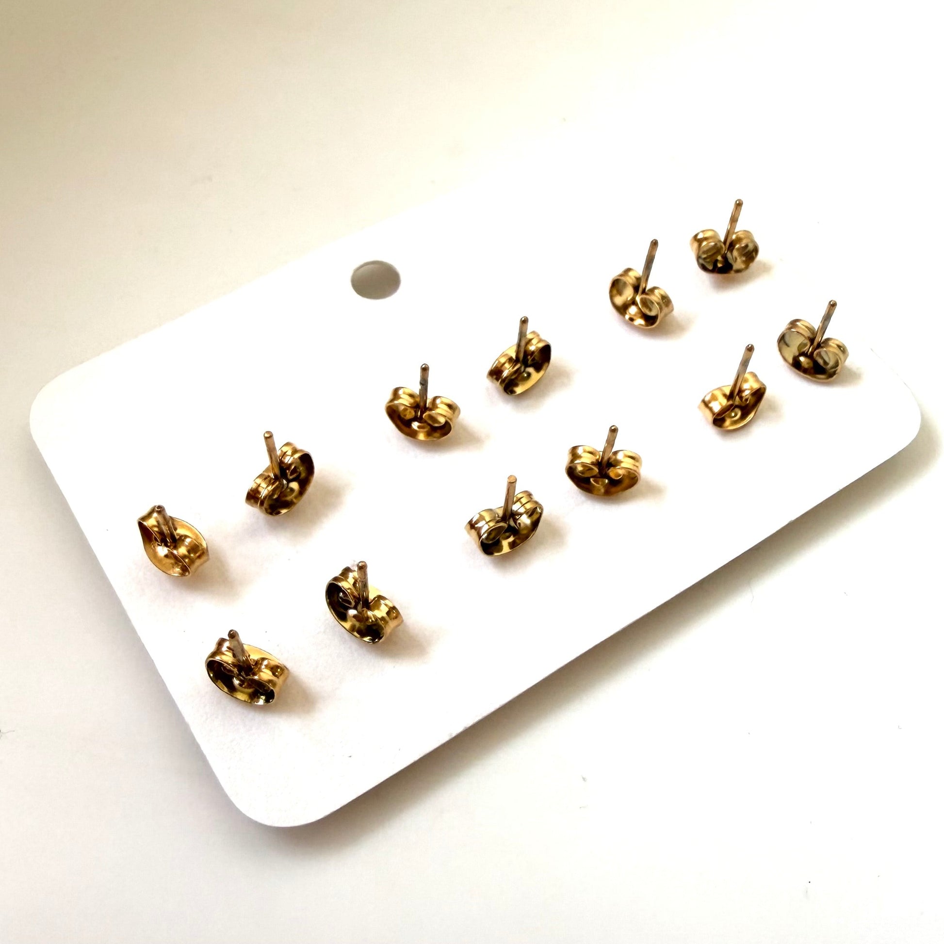 Floral Sparkle 18K Gold Plated Children's Earrings Set of 6 - Twisty Locks  - Kids and Women Hair Accessories, Fashion Clothing and Jewellery India