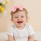 Gingham Bow Baby Pink Headband – Soft & Sweet - Twisty Locks  - Kids and Women Hair Accessories, Fashion Clothing and Jewellery India