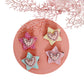 Glitter Heart & Star Clips - Set of 4 - Twisty Locks  - Kids and Women Hair Accessories, Fashion Clothing and Jewellery India