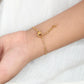 Gold Butterfly 18K Gold Plated Children's Bracelet - Twisty Locks  - Kids and Women Hair Accessories, Fashion Clothing and Jewellery India