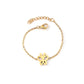 Gold Butterfly 18K Gold Plated Children's Bracelet - Twisty Locks  - Kids and Women Hair Accessories, Fashion Clothing and Jewellery India