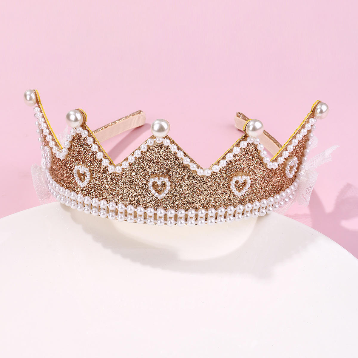 Golden Birthday Tiara Hairband - Twisty Locks  - Kids and Women Hair Accessories, Fashion Clothing and Jewellery India