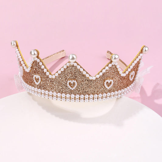 Golden Birthday Tiara Hairband - Twisty Locks  - Kids and Women Hair Accessories, Fashion Clothing and Jewellery India