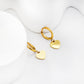 Heart Hoops 18K Gold Plated Children's Earrings - Twisty Locks  - Kids and Women Hair Accessories, Fashion Clothing and Jewellery India