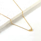 Sparkling Heart 18K Gold Plated Children's Necklace