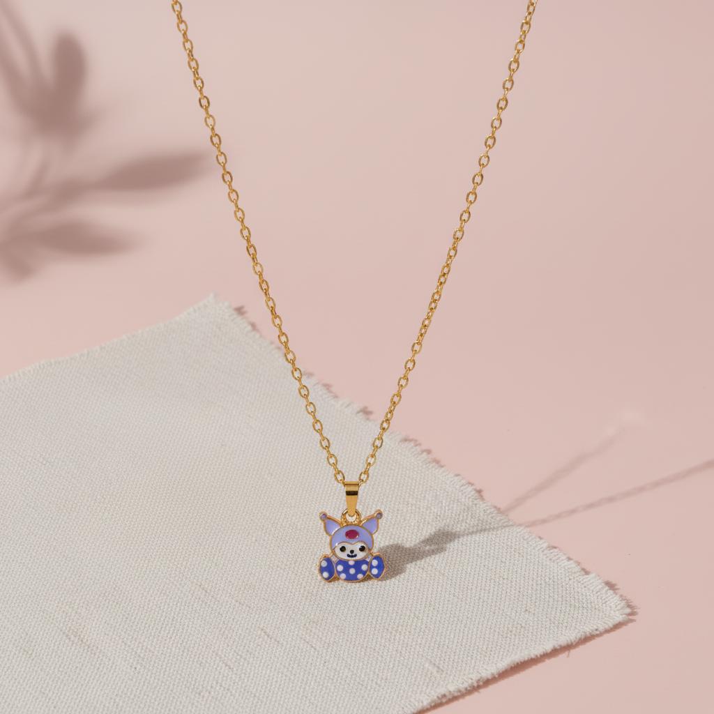 Kuromi Jewellery Set - Twisty Locks  - Kids and Women Hair Accessories, Fashion Clothing and Jewellery India