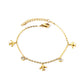 Little Flyer 18K Gold Plated Children's Bracelet - Twisty Locks  - Kids and Women Hair Accessories, Fashion Clothing and Jewellery India