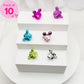 Mouse Mini Claw Clips - Set of 10 - Twisty Locks  - Kids and Women Hair Accessories, Fashion Clothing and Jewellery India