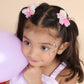 Organza Butterfly Clips - Multicolour Set of 2 - Twisty Locks  - Kids and Women Hair Accessories, Fashion Clothing and Jewellery India