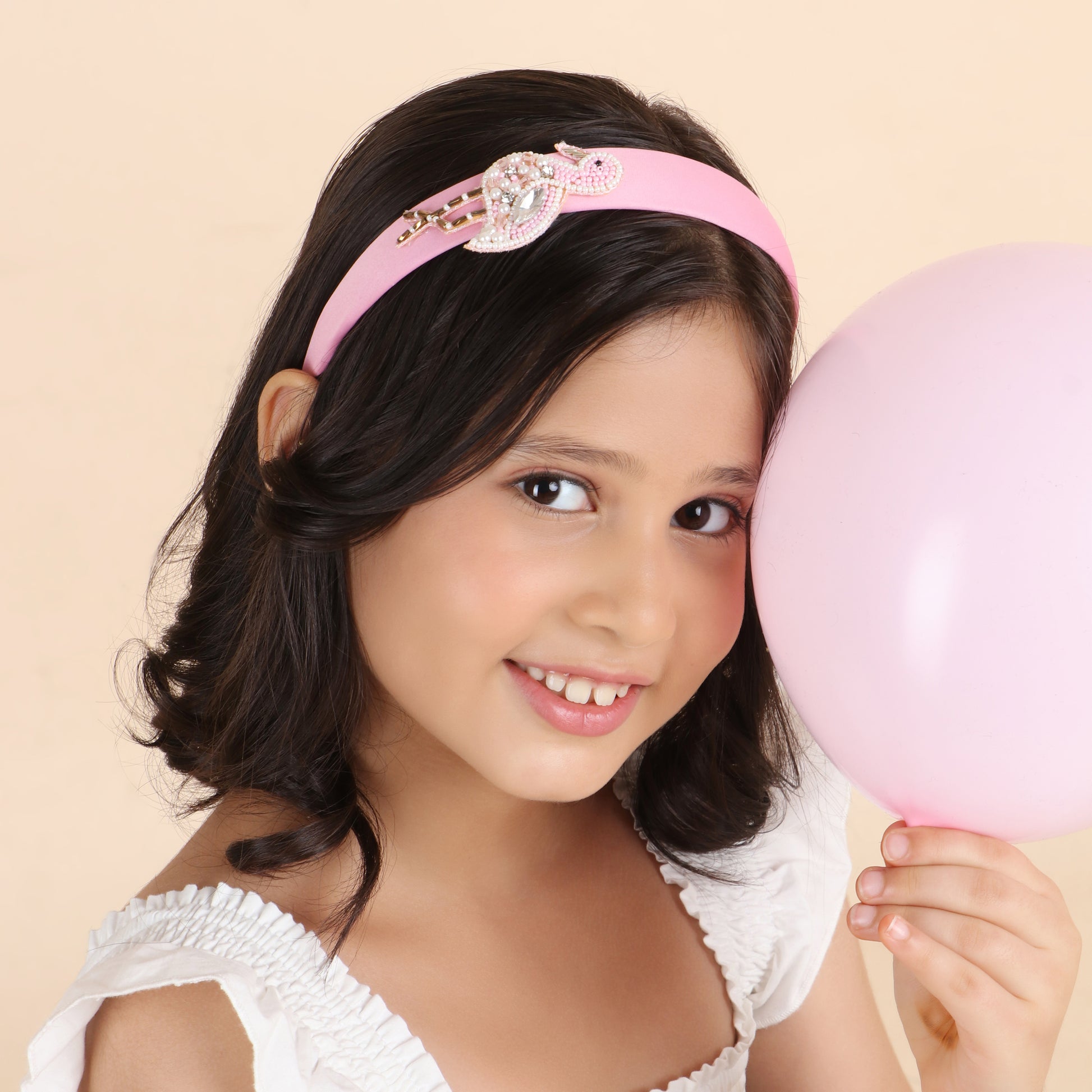 Pink Flamingo Hairband - Twisty Locks  - Kids and Women Hair Accessories, Fashion Clothing and Jewellery India