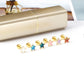 Pink Star 18K Gold Plated Children's Earrings - Twisty Locks  - Kids and Women Hair Accessories, Fashion Clothing and Jewellery India