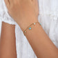 Princess 18K Gold Plated Children's Bracelet - Twisty Locks  - Kids and Women Hair Accessories, Fashion Clothing and Jewellery India
