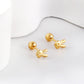 Rabbits 18K Gold Plated Children's Earrings - Twisty Locks  - Kids and Women Hair Accessories, Fashion Clothing and Jewellery India