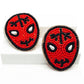 Spidey Man Embroidered Hair Clips - Set of 2 - Twisty Locks  - Kids and Women Hair Accessories, Fashion Clothing and Jewellery India