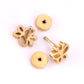 Sweet Butterfly 18K Gold Plated Children's Earrings - Twisty Locks  - Kids and Women Hair Accessories, Fashion Clothing and Jewellery India