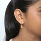 Sparkle Sun & Moon 18K Gold Plated Children's Hoops