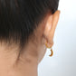 Sparkle Sun & Moon 18K Gold Plated Children's Hoops