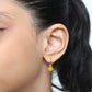 Sunflower Hoops 18K Gold Plated Children's Earrings