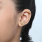 Sparkle Flower 18K Gold Plated Children's Earrings