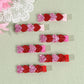 Glitter Heart Clips Set of 6