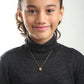 Heart Solitaire 18K Gold Plated Children's Necklace