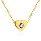 Sparkle Heart 18K Gold Plated Children's Necklace